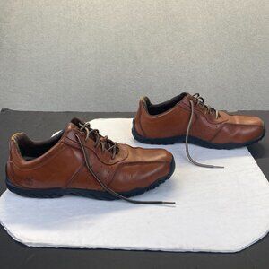 TIMBERLAND Lexington 55518 Brown Leather Lace Up Driving Oxfords Shoes Sz 11.5 M
